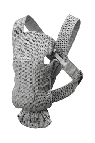 Porte-bébé Mini - De la naissance à 12 mois - Jusqu'à 11 kg - Gris