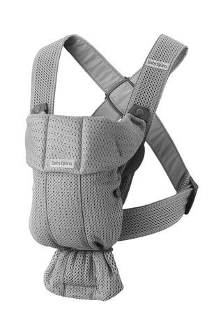 Porte-bébé Mini - De la naissance à 12 mois - Jusqu'à 11 kg - Gris