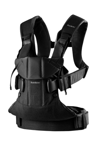 Porte-bébé One - De la naissance à 3 ans - Jusqu'à 15 kg - Noir