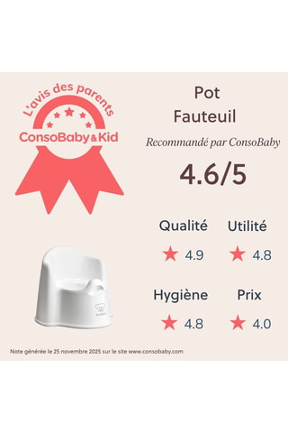 Pot Fauteuil sans BPA - À partir de 2 ans