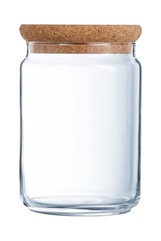 Pot de conservation en verre avec couvercle  Pure Jar Cork -  1 l