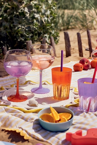 6 verres à vin - 70 cl