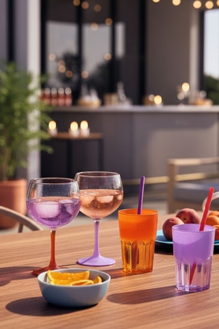 6 verres à vin - 70 cl
