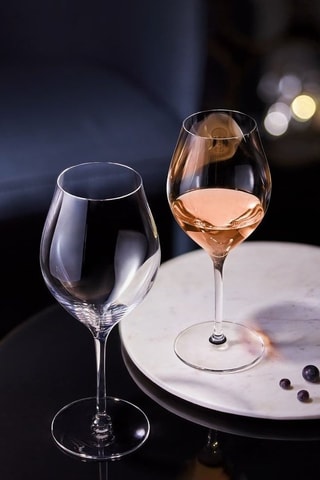 6 verres à vin en cristallin  Exaltation -  55 cl