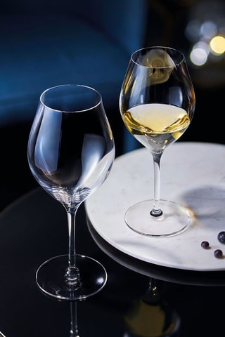 6 verres à vin en cristallin  Exaltation -  47 cl