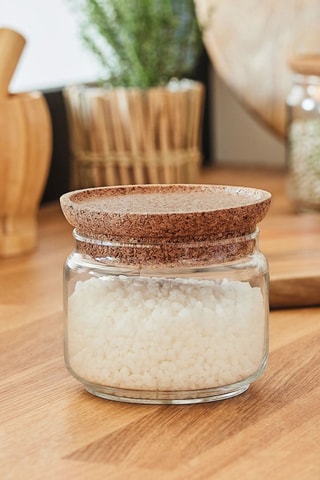 Pot de conservation en verre avec couvercle  Pure Jar Cork -  0,5 l