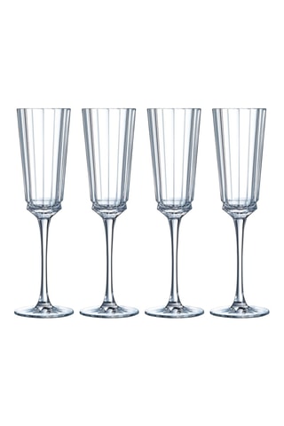 4 flûtes à champagne - 17 cl