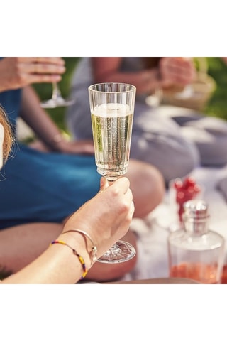 4 flûtes à champagne - 17 cl