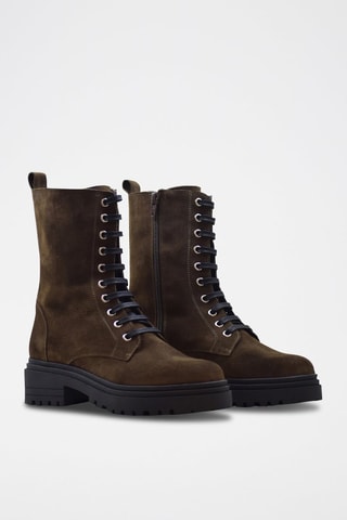 Bottes en cuir - Marron