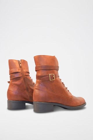 Bottines en cuir - Marron