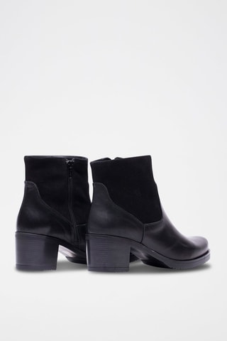 Bottines en cuir - Noir