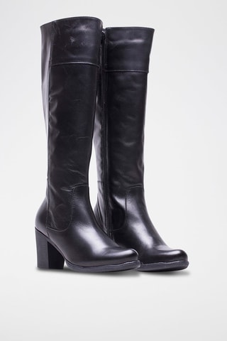 Bottes en cuir - Noir