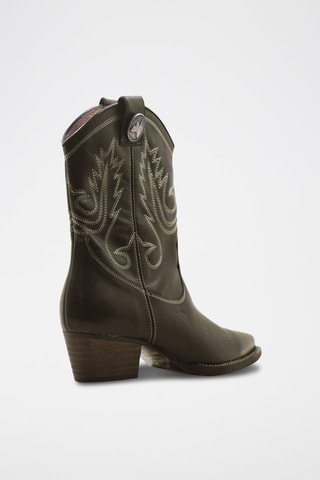 Bottines en cuir - Gris