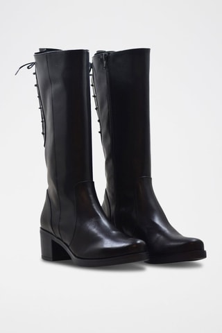 Bottes en cuir - Noir