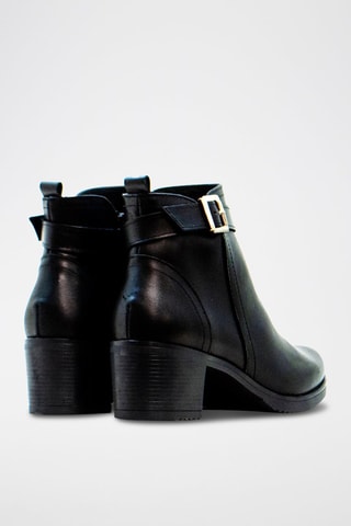 Bottines en cuir - Noir