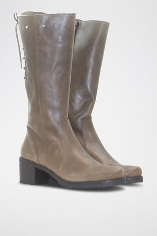 Bottes en cuir - Vert