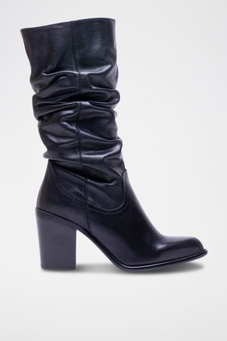 Bottes en cuir - Noir
