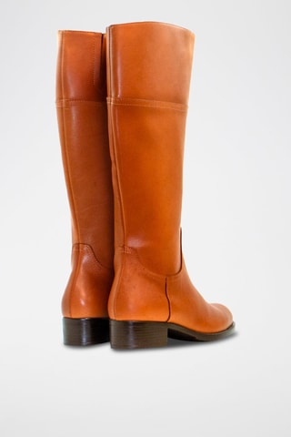 Bottes en cuir - Orange