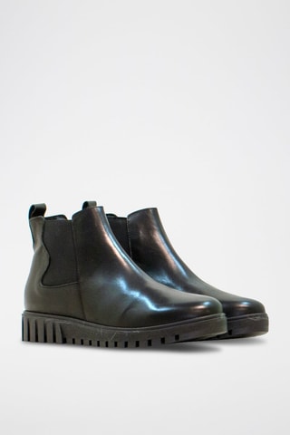 Bottines Chelsea en cuir - Noir