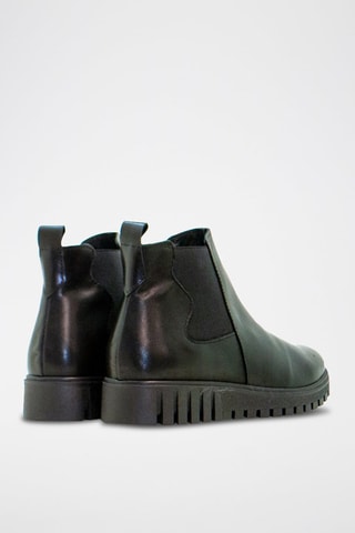 Bottines Chelsea en cuir - Noir