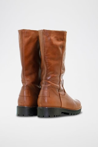 Bottines en cuir - Marron