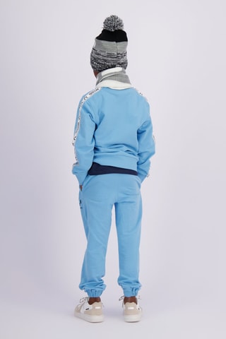 Bonnet à pompon Vaso - Blanc, noir et gris