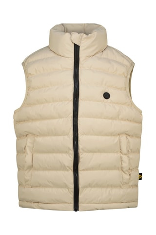 Doudoune sans manches - Beige