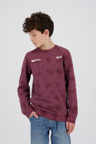 Felpa tie and dye Nalaric - Granata