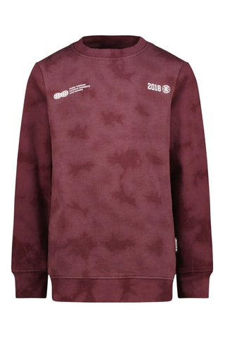 Felpa tie and dye Nalaric - Granata