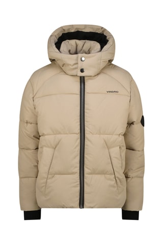 Piumino con cappuccio - Beige