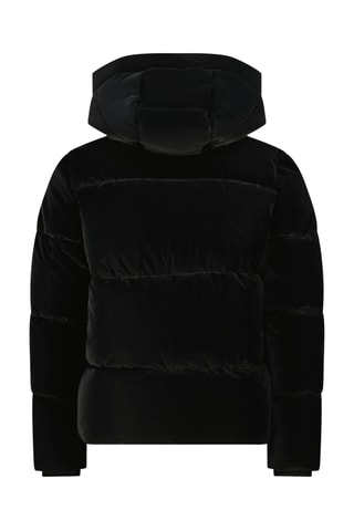 Piumino con cappuccio - Nero