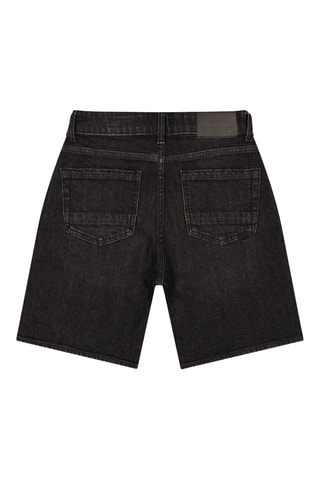 Short en jean - Noir