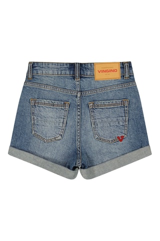 Short en jean - Bleu