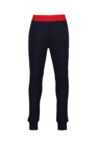 Pyjama en coton biologique - Bleu marine et rouge