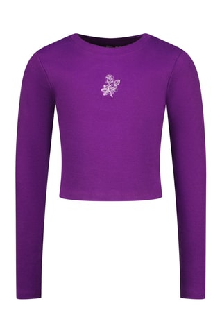 T-shirt cropped - Violet