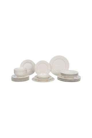 Service de vaisselle en céramique Rölyefli - 24 pièces