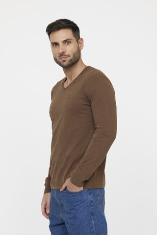T-shirt en coton biologique Ajessy - Marron