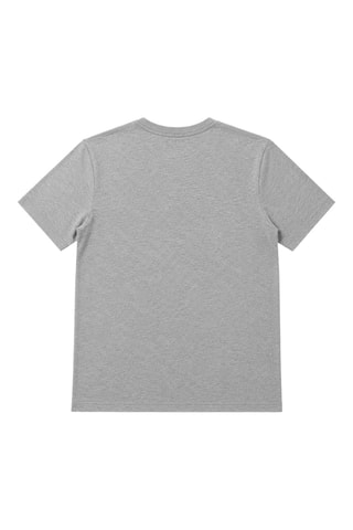 T-shirt en coton biologique Areo - Gris clair chiné