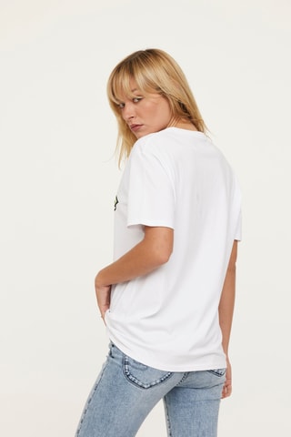 T-shirt en coton biologique Azzik - Blanc