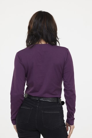 T-shirt en coton biologique Ajilo - Violet