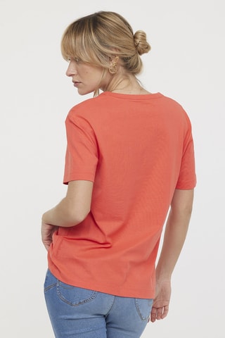 T-shirt en coton biologique Amila - Rouge