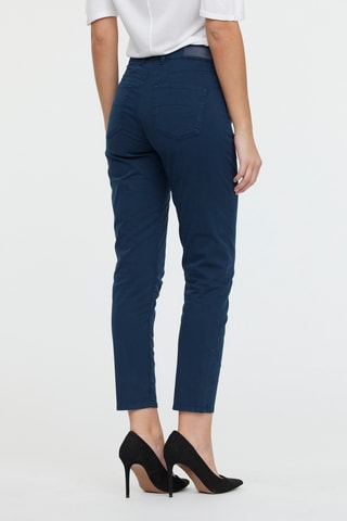 Pantalon taille haute - Bleu marine