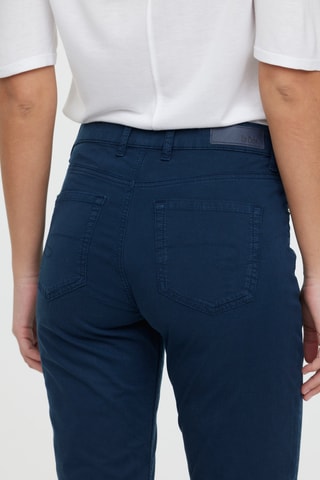 Pantalon taille haute - Bleu marine