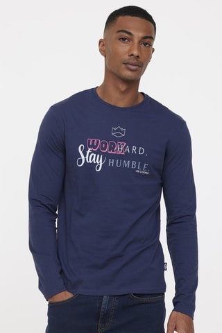 T-shirt Atof - Bleu marine