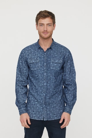 Chemise Dezine - Bleu marine