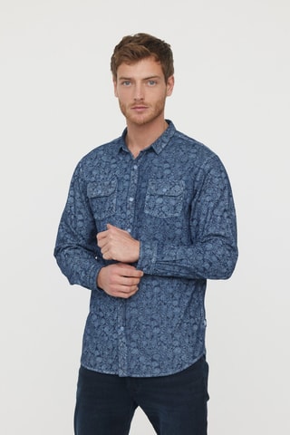 Chemise Dezine - Bleu marine