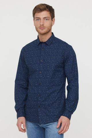 Chemise Dym - Bleu marine