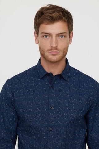 Chemise Dym - Bleu marine