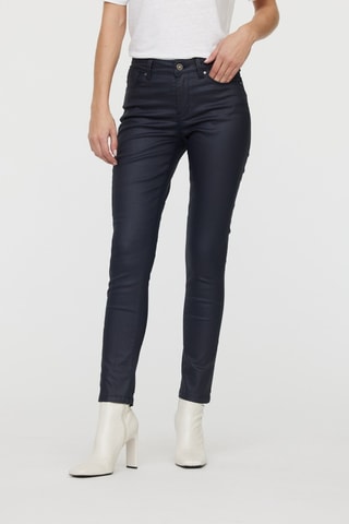 Pantalon taille haute Jana - Bleu marine