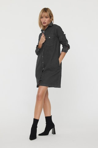 Robe chemise Louison - Gris
